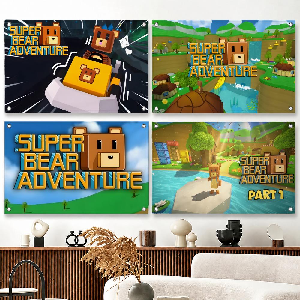 Outdoor Adventure Club - Game Super Bear Adventure Flags vlag