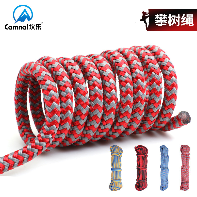 Rope Climbing Static - 5m-Φ: 8mm/11,5mm-Hoge temperatuurbestendige knoopkabel, buiten boomklimmen,