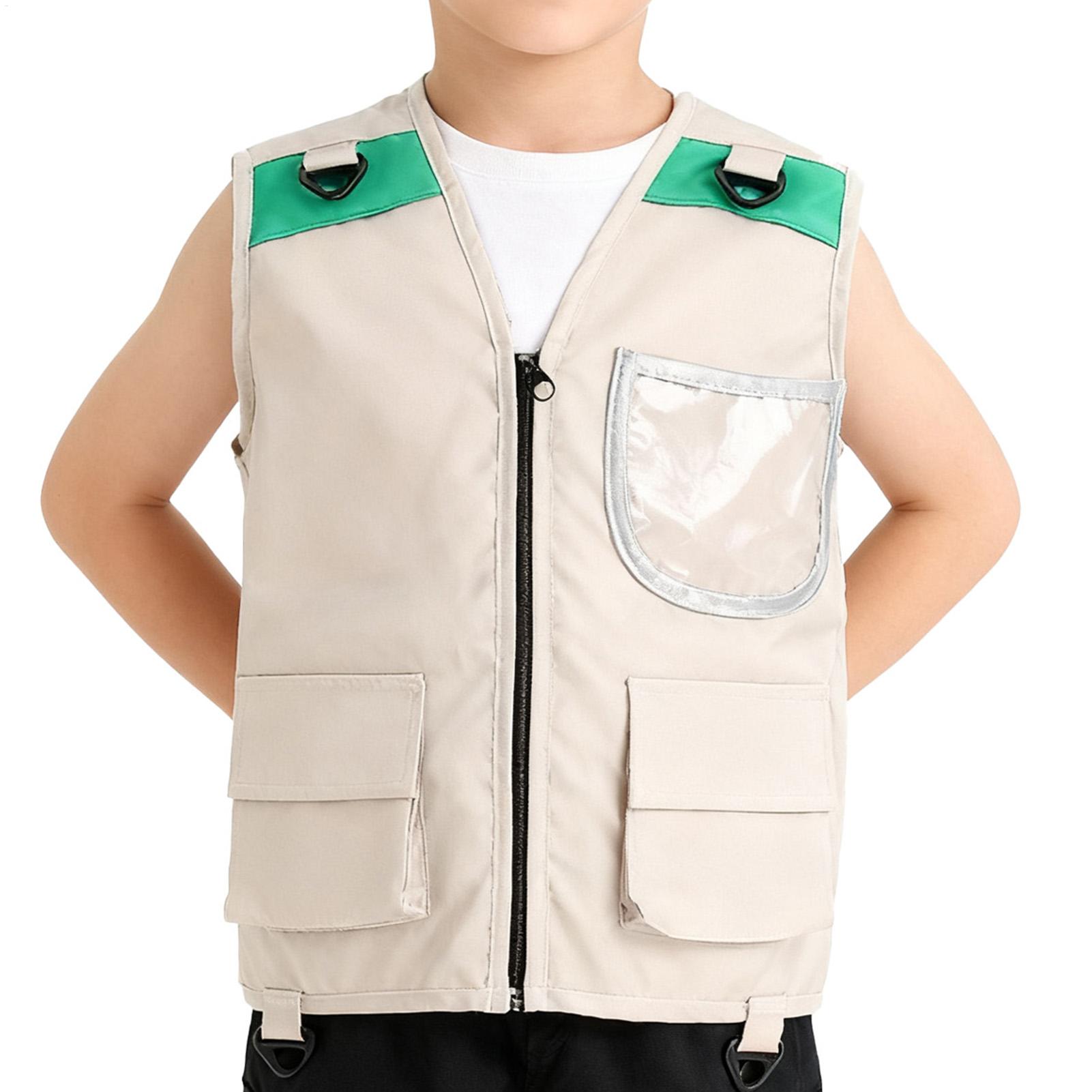 Outdoor Adventure Boys - Kids Explorer Vest-kostuum Safari Cargo Vest