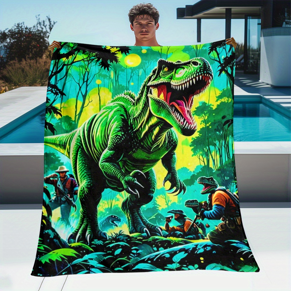 Outdoor Adventure Boys - Dinosaurus T Rex Jungle Adventure Fleece