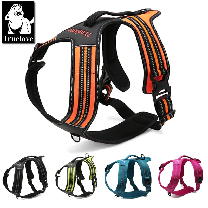 Outdoor Adventure Xl - Truelove Sport Nylon Reflecterende Anti-Trek Hondentuig