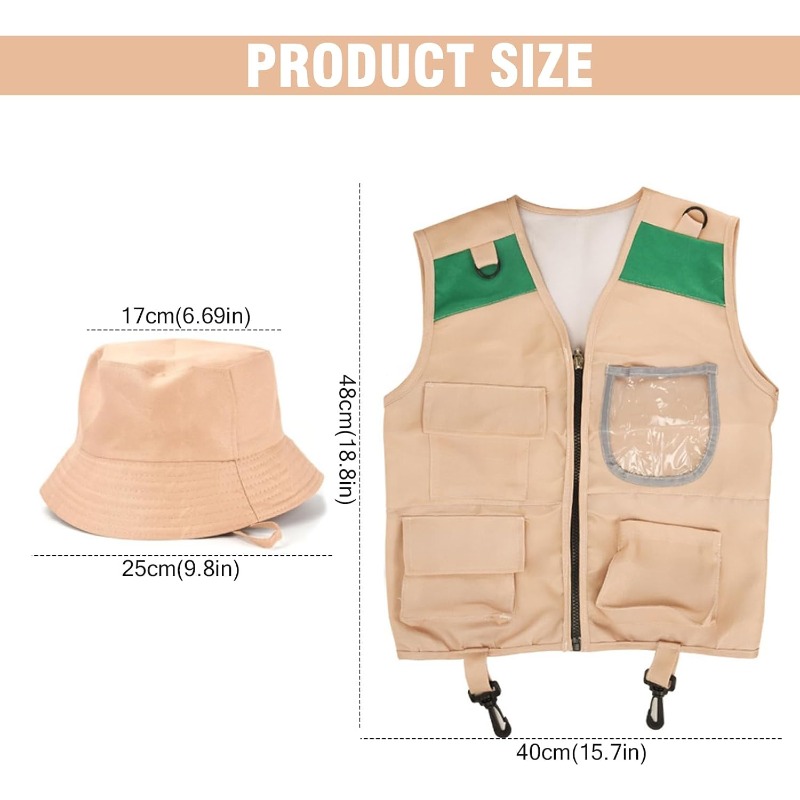Safari-kostuum met cargo-vest  - Outdoor Adventure Boys recensie en prijs