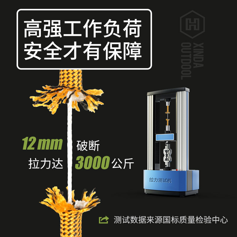 5m-Φ:10,5mm/12mm, Statisch tou - Rope Climbing Static recensie en prijs