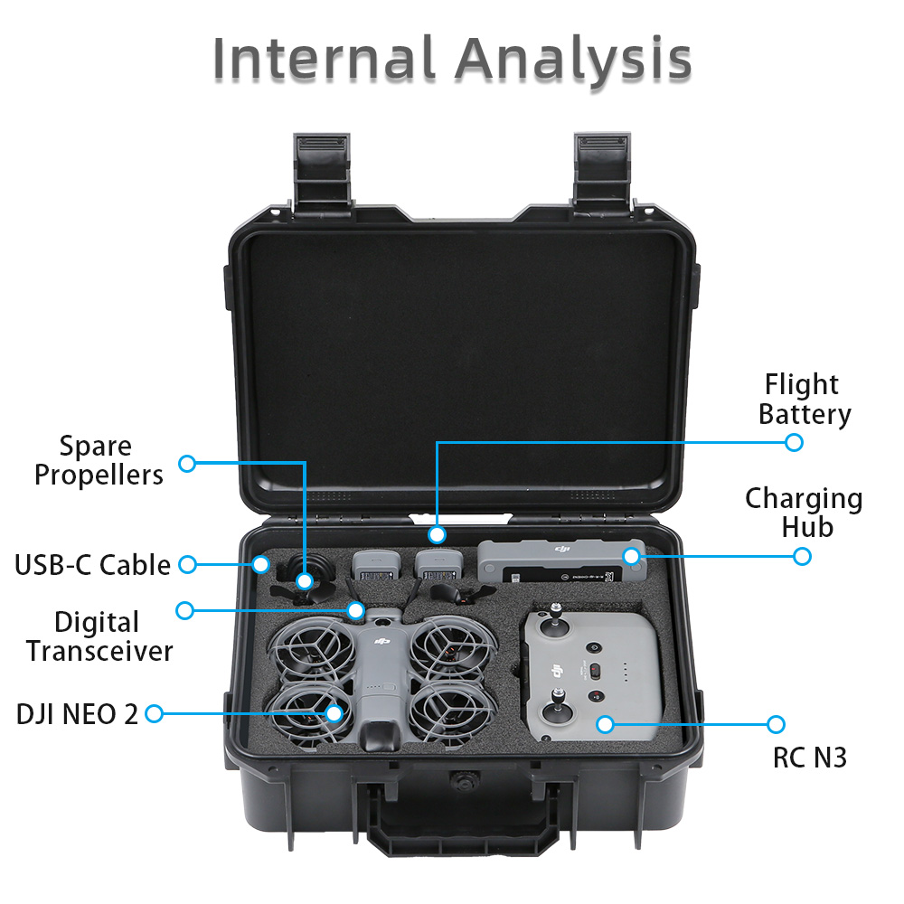 Voor DJI NEO 2 Case Bag Explos - Outdoor Adventure Box recensie en prijs