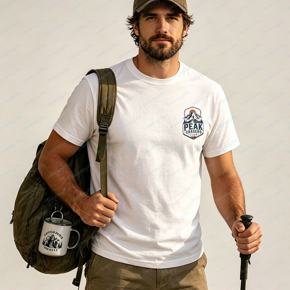 Peak Chasers Club T-shirt Mode - Outdoor Adventure Club recensie en prijs
