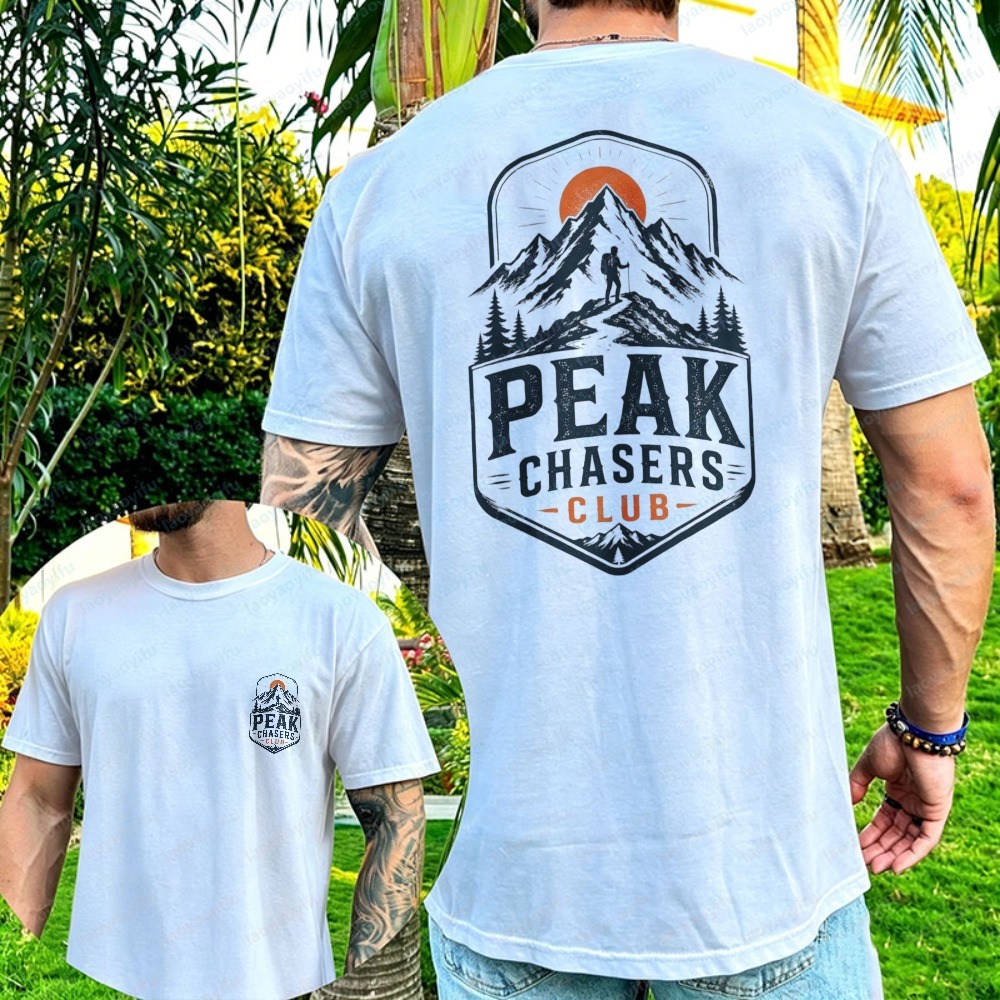 Peak Chasers Club T-shirt Mode - Outdoor Adventure Club recensie en prijs