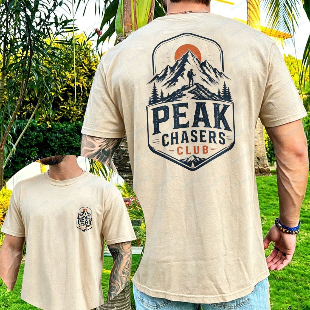 Peak Chasers Club T-shirt Mode - Outdoor Adventure Club recensie en prijs
