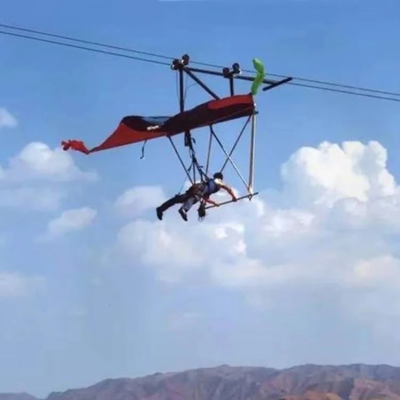 Buitenparcours met glijbaan, z - Outdoor Adventure Ziplines & Waterfall recensie en prijs