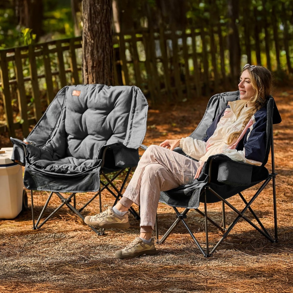 Duurzame XL campingstoel met a - Outdoor Adventure Xl recensie en prijs