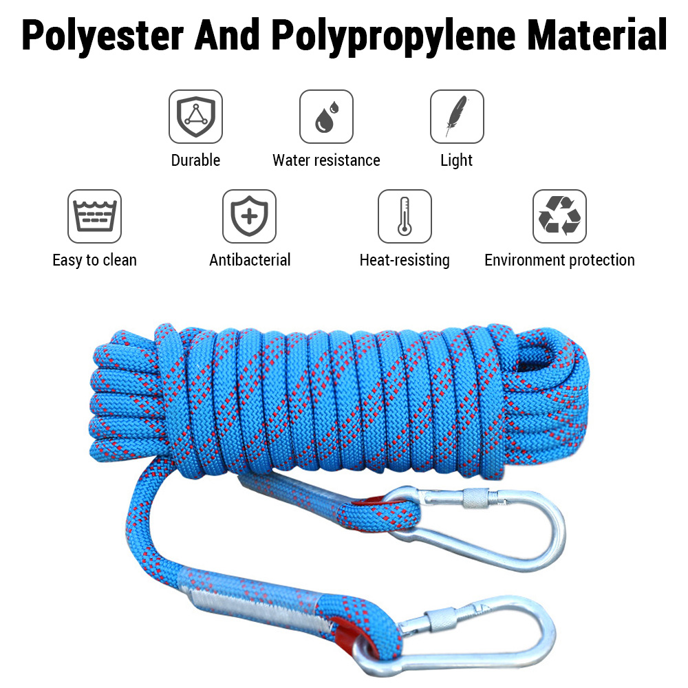10mm Klimtouw 10M/20M/30M Dubb - Rope Climbing Static recensie en prijs